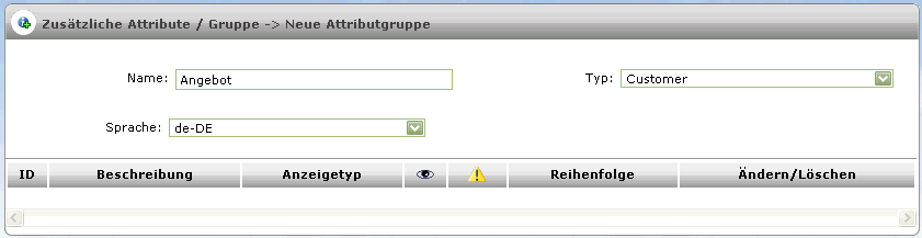 Eingabemaske ausfüllen