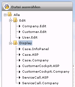 Dateien zum Bearbeiten