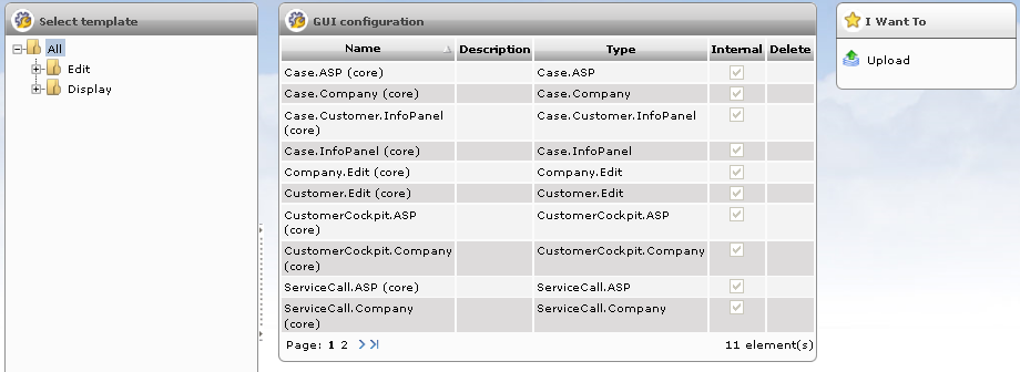 Overview of configure the GUI