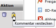 Kommentar verstecken