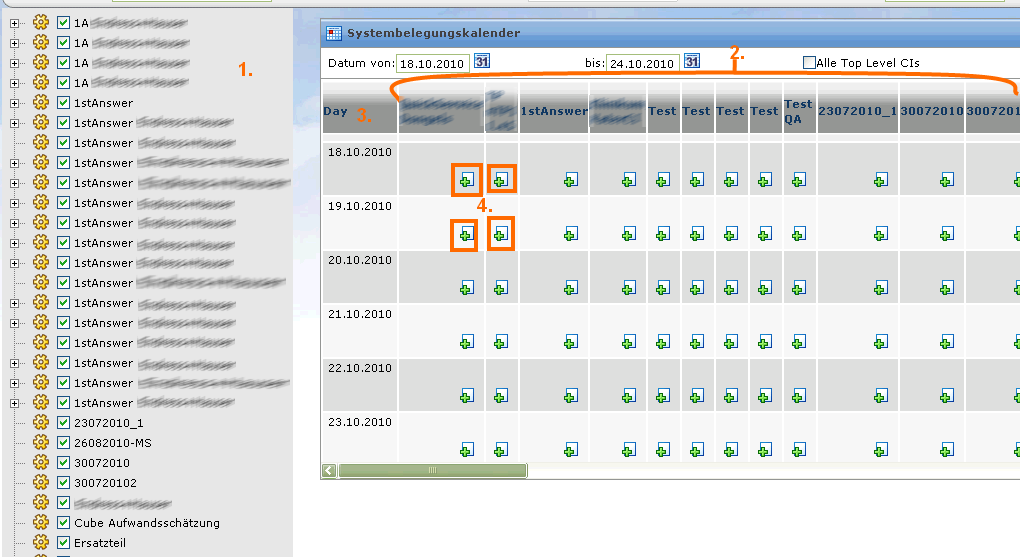 Belegungsplan
