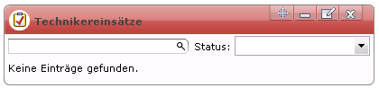 Web-Part: Technikereinsätze